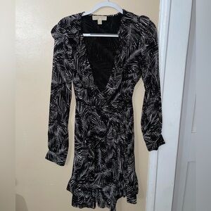 Michael Kors Palm Tree Print Dress